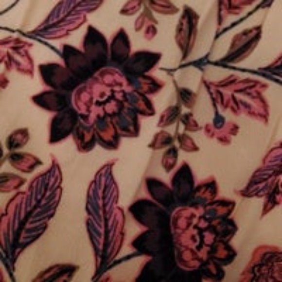 BABYDOLL RAYON CREPE EMBROIDERED LACE-UP TOP - Picture 6 of 7